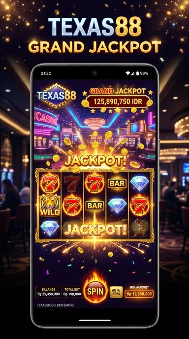 Cuplikan layar menu unduhan texas88 untuk perangkat Android